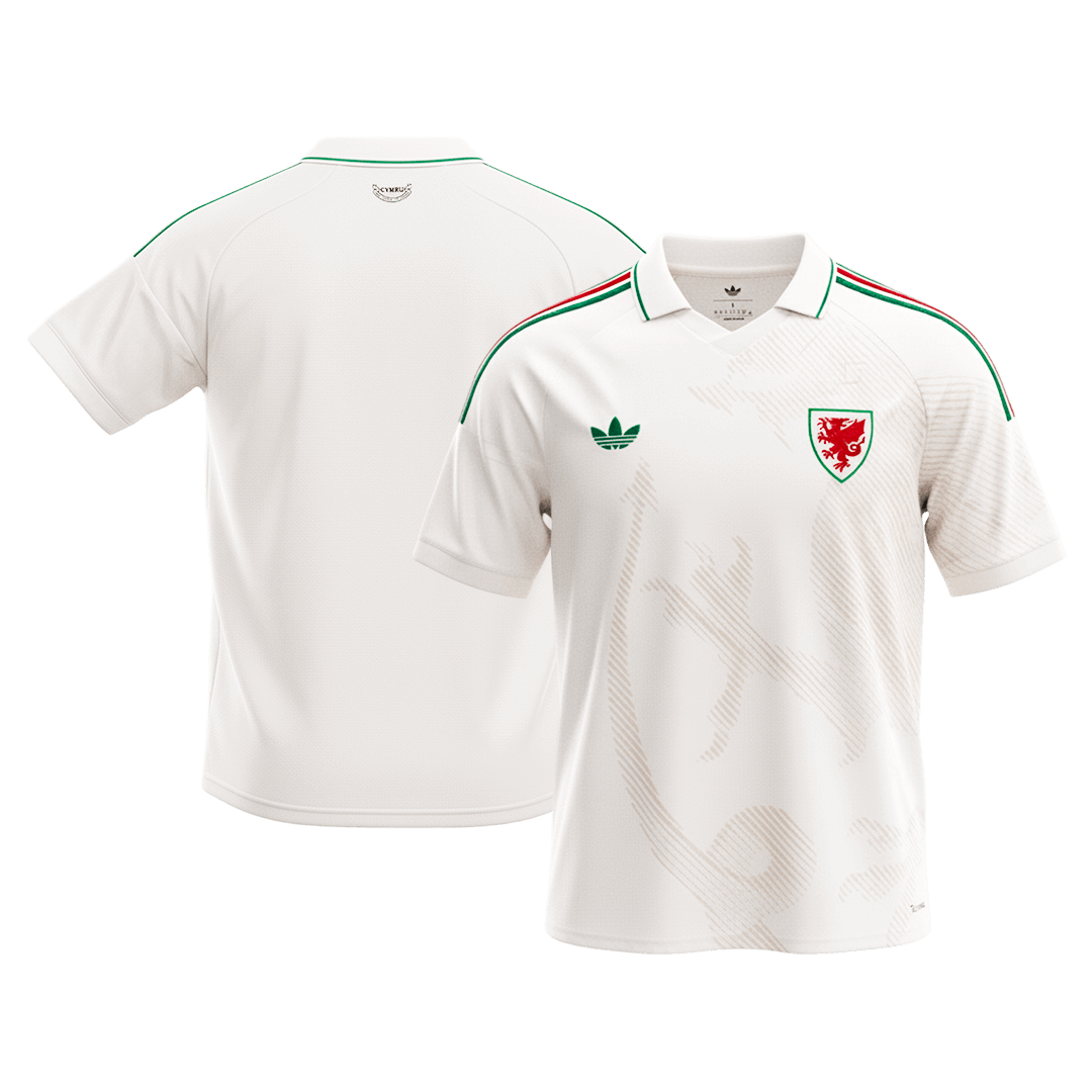 Men's Wales World Cup 2026 Away Soccer Jersey product view 9