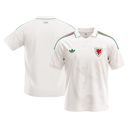 Men's Wales World Cup 2026 Away Soccer Jersey product view 9