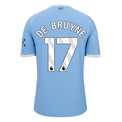 DE BRUYNE #17 Men's Manchester City 2025/26 Home Soccer Jersey Premium product view 10
