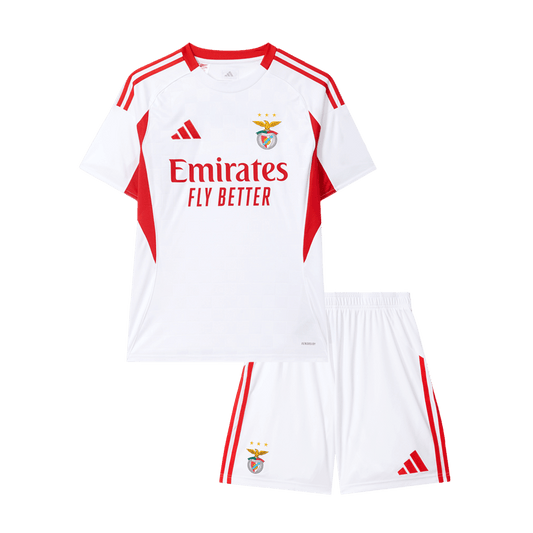 Kid's Benfica 2025/26 Third Away Soccer Jersey Kit