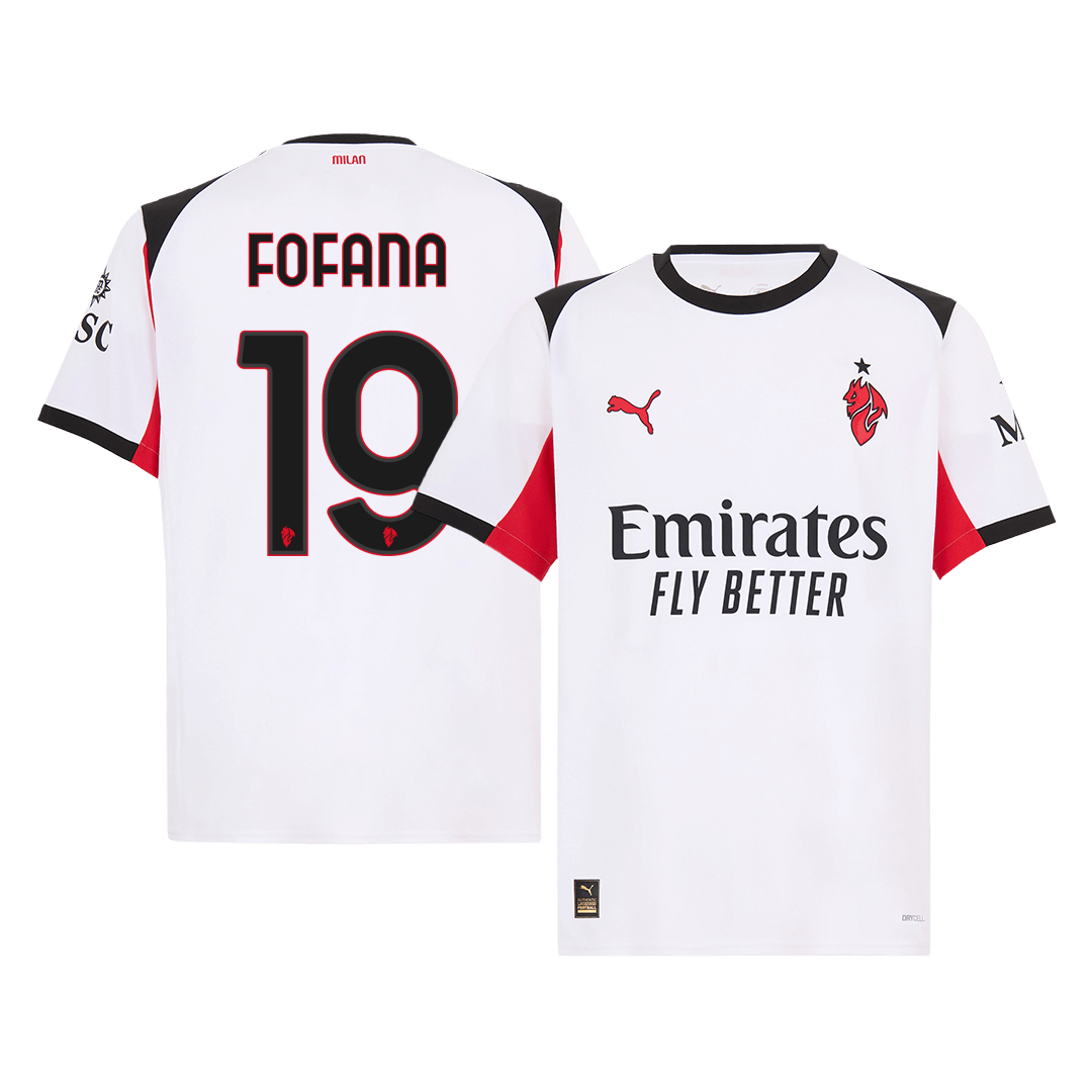 FOFANA #19 Men's AC Milan 2025/26 Away Soccer Jersey product view 1