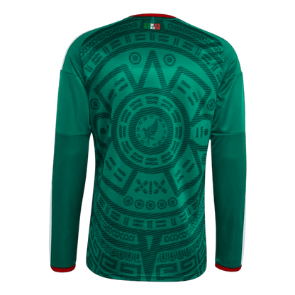 Men's Mexico World Cup 2026 Home Long Sleeve Soccer Jersey product view 9
