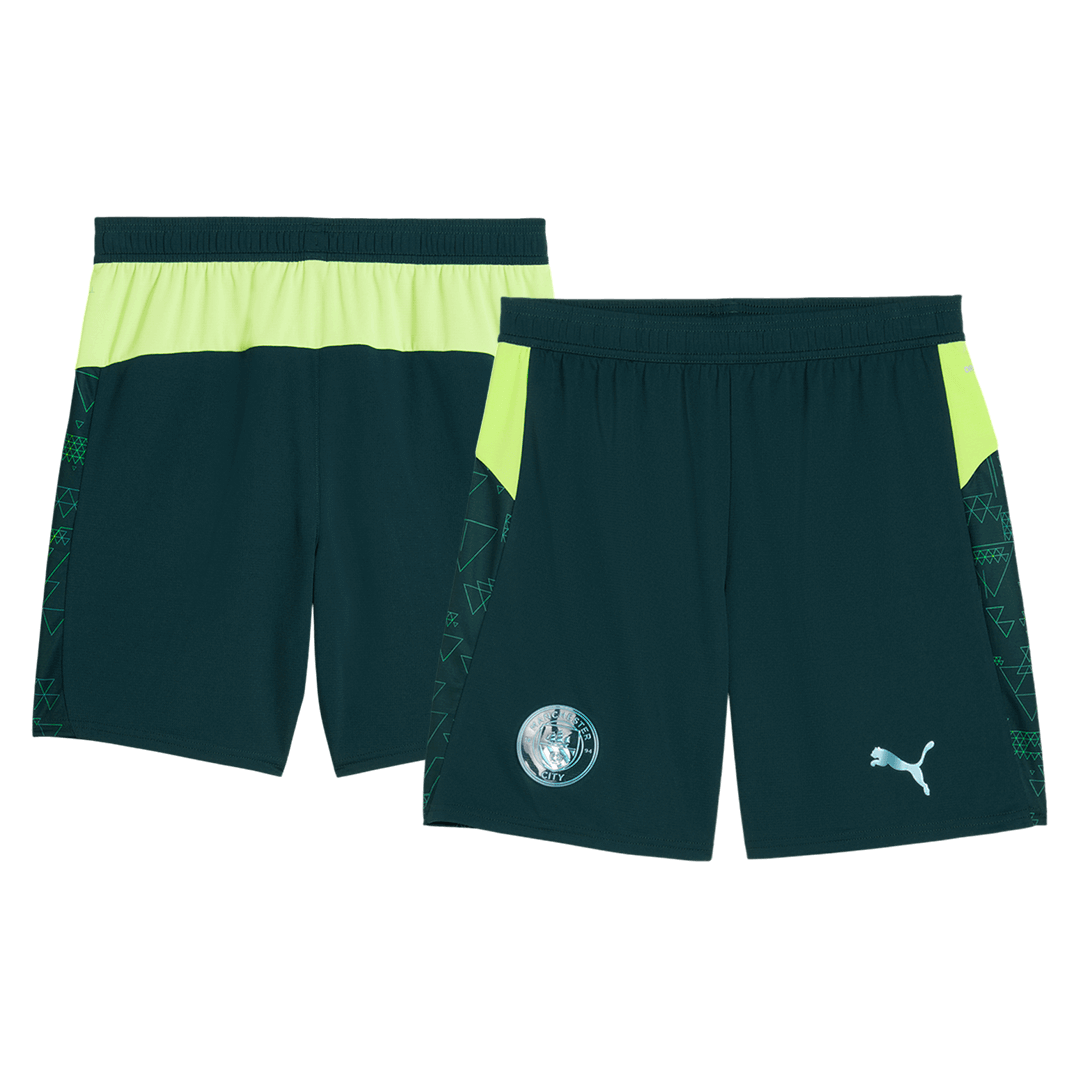 Men's Manchester City 2025/26 Fourth Away Soccer Shorts product view 6