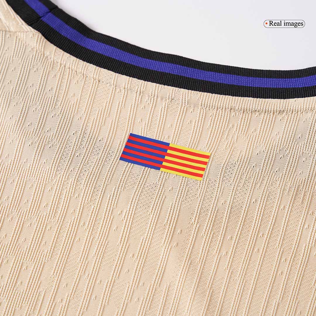 PEDRI #8 Men's Barcelona UCL 2025/26 Player Version Away Soccer Jersey - Slim Fit product view 3