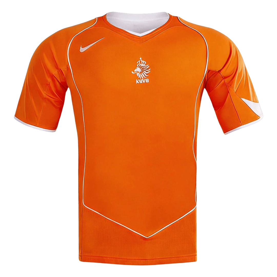 Retro Men's Netherlands 2004 Home Soccer Jersey product view 1