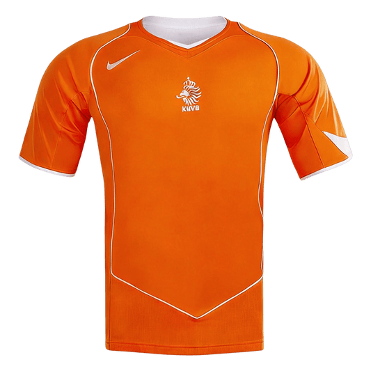 Retro Men's Netherlands 2004 Home Soccer Jersey product view 1