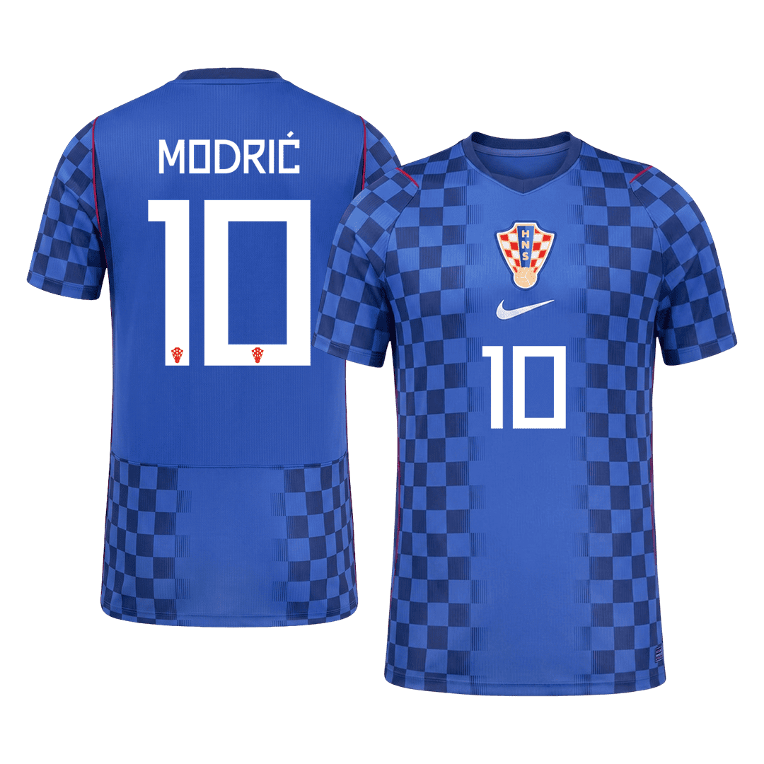 MODRIĆ #10 Men's Croatia World Cup 2026 Player Version Away Soccer Jersey - Slim Fit product view 1