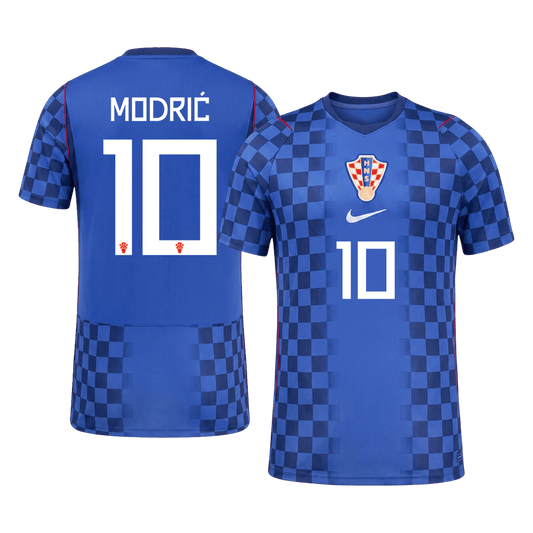MODRIĆ #10 Men's Croatia World Cup 2026 Player Version Away Soccer Jersey - Slim Fit product view 1