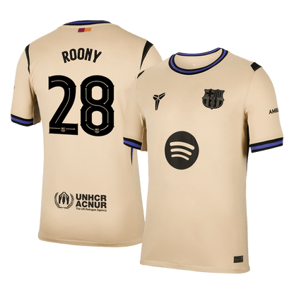 ROONY #28 Men's Barcelona 2025/26 Away Soccer Jersey product view 1