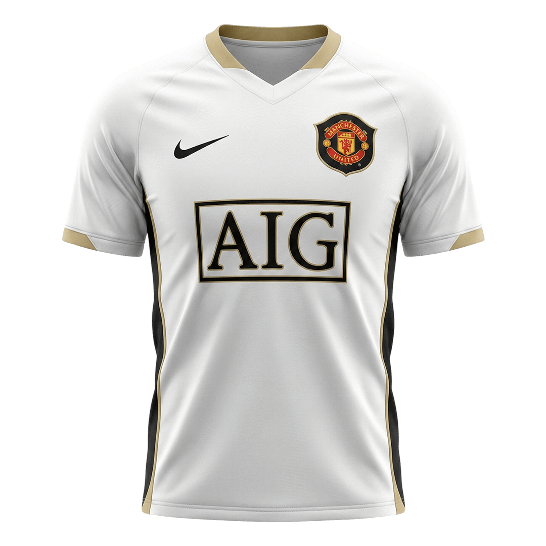 Retro Men's Manchester United 2006/07 Away Soccer Jersey product view 1
