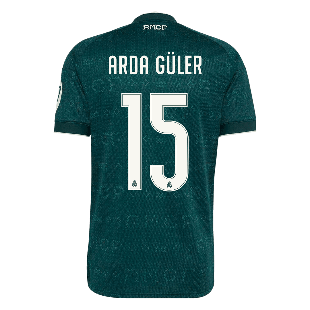 ARDA GÜLER #15 Men's Real Madrid 2026/27 Away Soccer Jersey product view 3