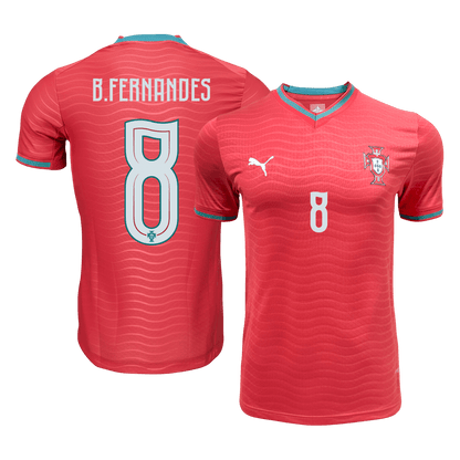 B.FERNANDES #8 Men's Portugal World Cup 2026 Player Version Home Soccer Jersey - Slim Fit product view 1