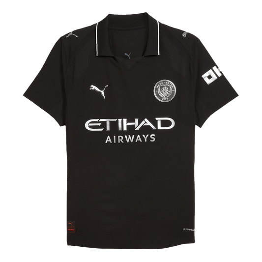 Men's Manchester City 2025/26 Player Version Away Soccer Jersey - Slim Fit product view 1