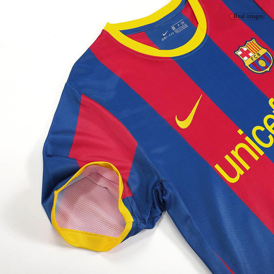 Retro XAVI #6 Men's Barcelona 2010/11 Home Soccer Jersey product view 2