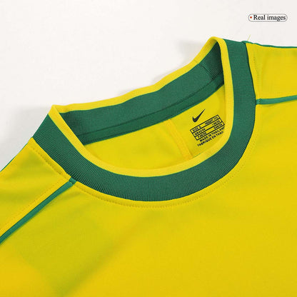 Retro Men's Brazil 1998 Home Soccer Jersey product view 7