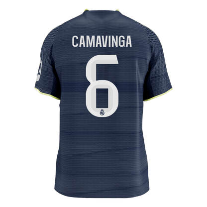 CAMAVINGA #6 Men's Real Madrid 2025/26 Player Version Away Soccer Jersey - Slim Fit Premium product view 9