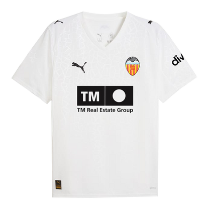 Men's Valencia 2025/26 Home Soccer Jersey product view 1