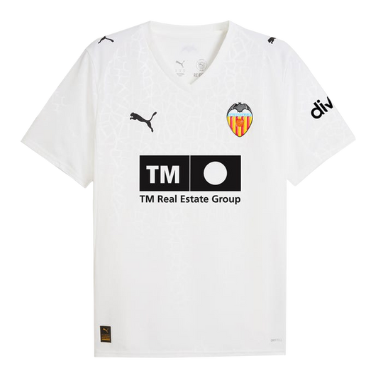 Men's Valencia 2025/26 Home Soccer Jersey product view 1