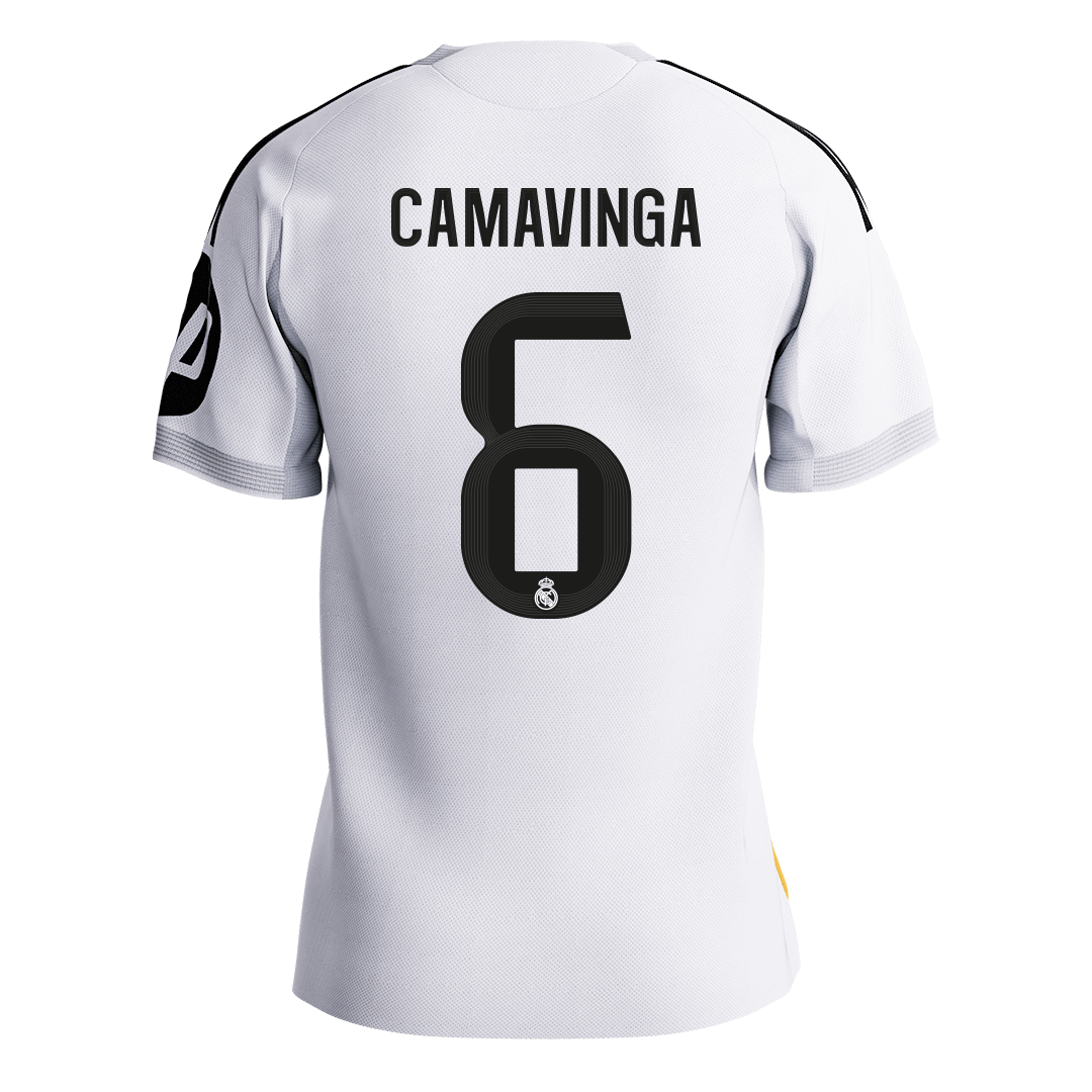 CAMAVINGA #6 Men's Real Madrid 2025/26 Player Version Home Soccer Jersey - Slim Fit Premium product view 9