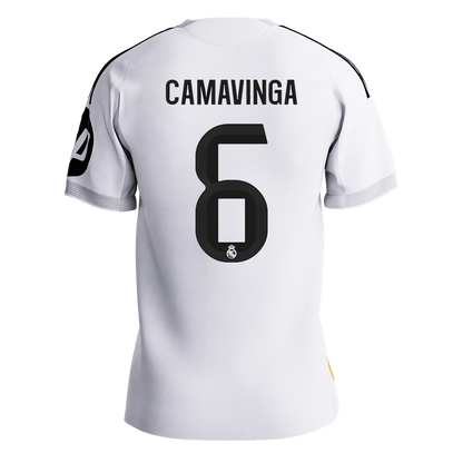 CAMAVINGA #6 Men's Real Madrid 2025/26 Player Version Home Soccer Jersey - Slim Fit Premium product view 9