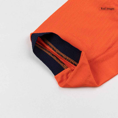 F.DE JONG #21 Men's Netherlands World Cup 2026 Player Version Home Soccer Jersey - Slim Fit product view 5