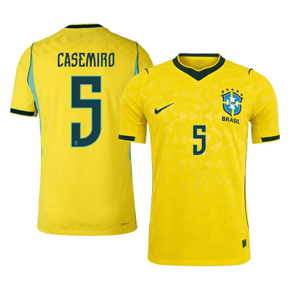 CASEMIRO #5 Men's Brazil World Cup 2026 Player Version Home Soccer Jersey - Slim Fit product view 1