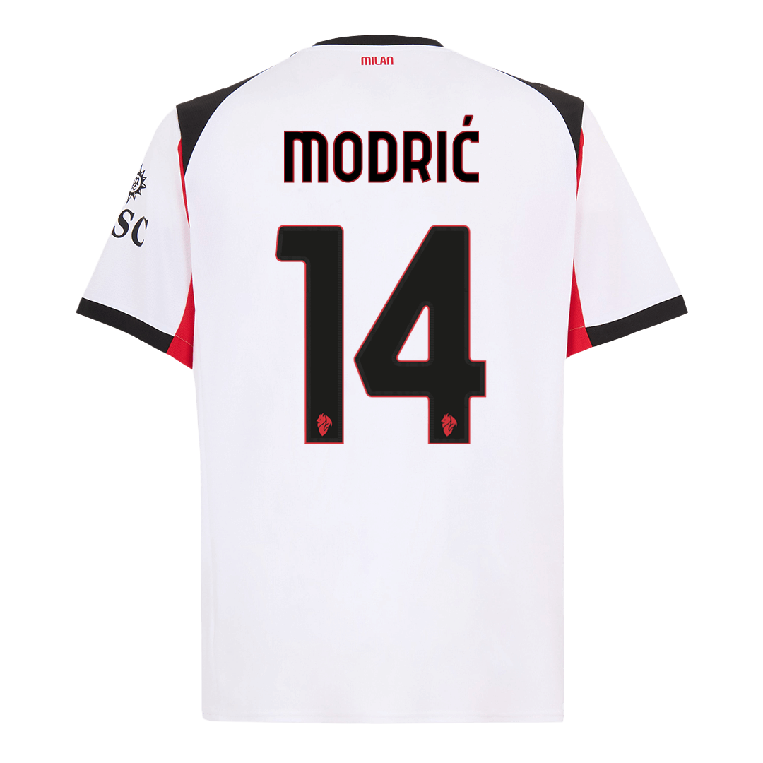 MODRIĆ #14 Men's AC Milan 2025/26 Away Soccer Jersey product view 14