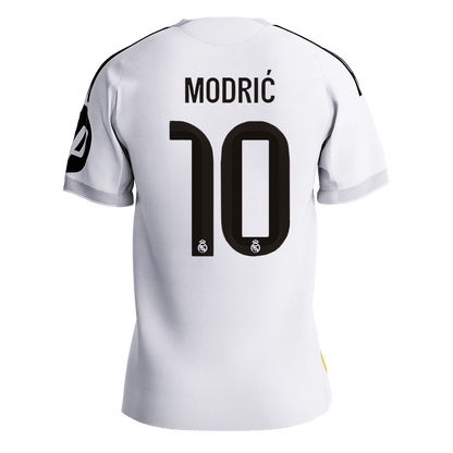 MODRIĆ #10 Men's Real Madrid 2025/26 Player Version Home Soccer Jersey - Slim Fit Premium product view 9