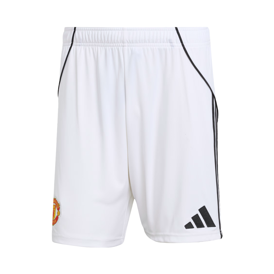 Men's Manchester United 2025/26 Home Soccer Shorts product view 1