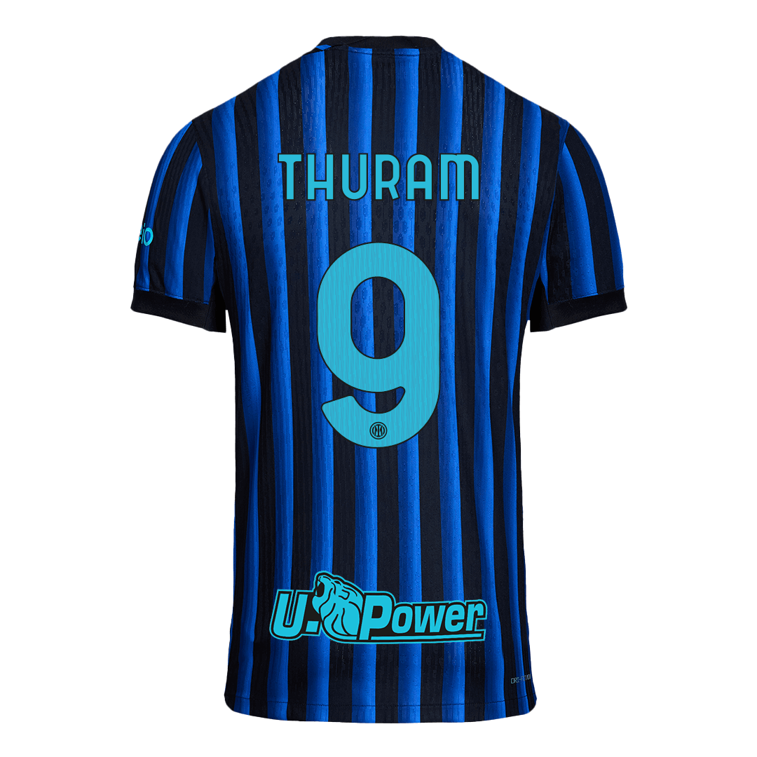 THURAM #9 Men's Inter Milan 2025/26 Player Version Home Soccer Jersey - Slim Fit product view 13