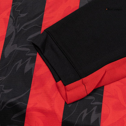 Men's AC Milan 2025/26 Home Long Sleeve Soccer Jersey product view 3