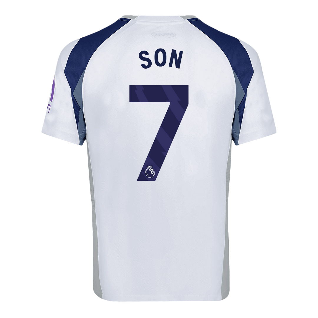 SON #7 Men's Tottenham Hotspur 2025/26 Home Soccer Jersey product view 9