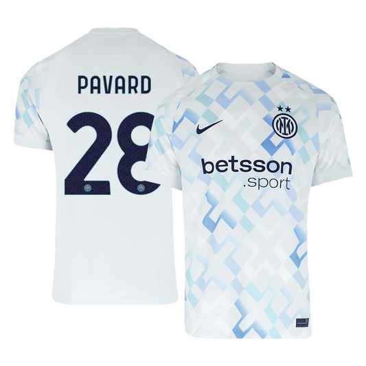 PAVARD #28 Men's Inter Milan 2025/26 Away Soccer Jersey product view 1