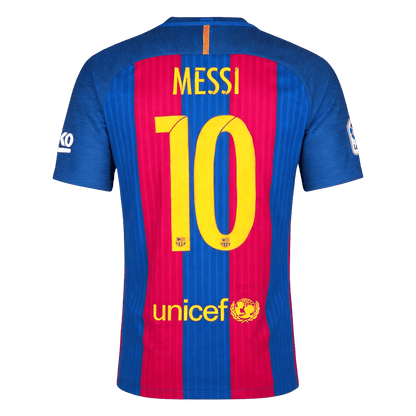 Retro MESSI #10 Men's Barcelona 2016/17 Home Soccer Jersey product view 12
