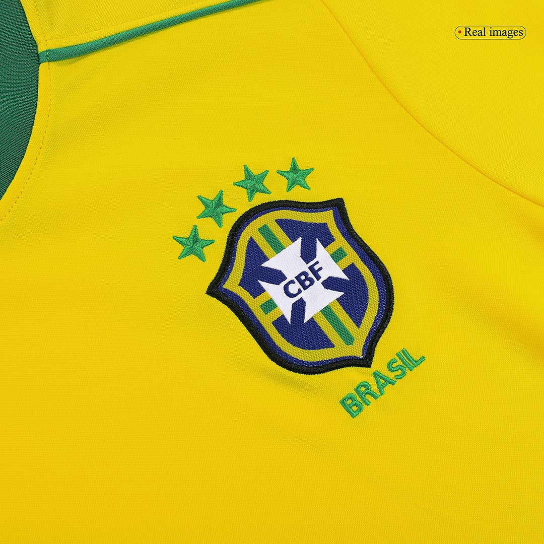 Retro RONALDO #9 Men's Brazil World Cup 1998 Home Soccer Jersey product view 4