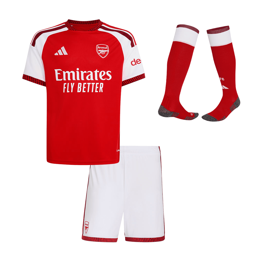 Kid's Arsenal 2026/27 Home Soccer Jersey Full Kit