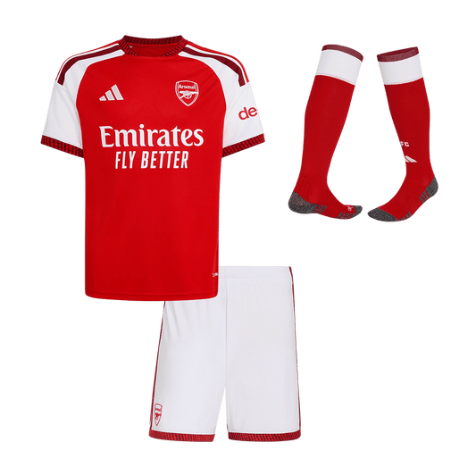Kid's Arsenal 2026/27 Home Soccer Jersey Full Kit