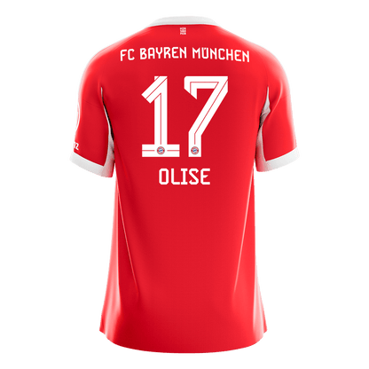 OLISE #17 Men's Bayern Munich 2025/26 Home Soccer Jersey Premium product view 10