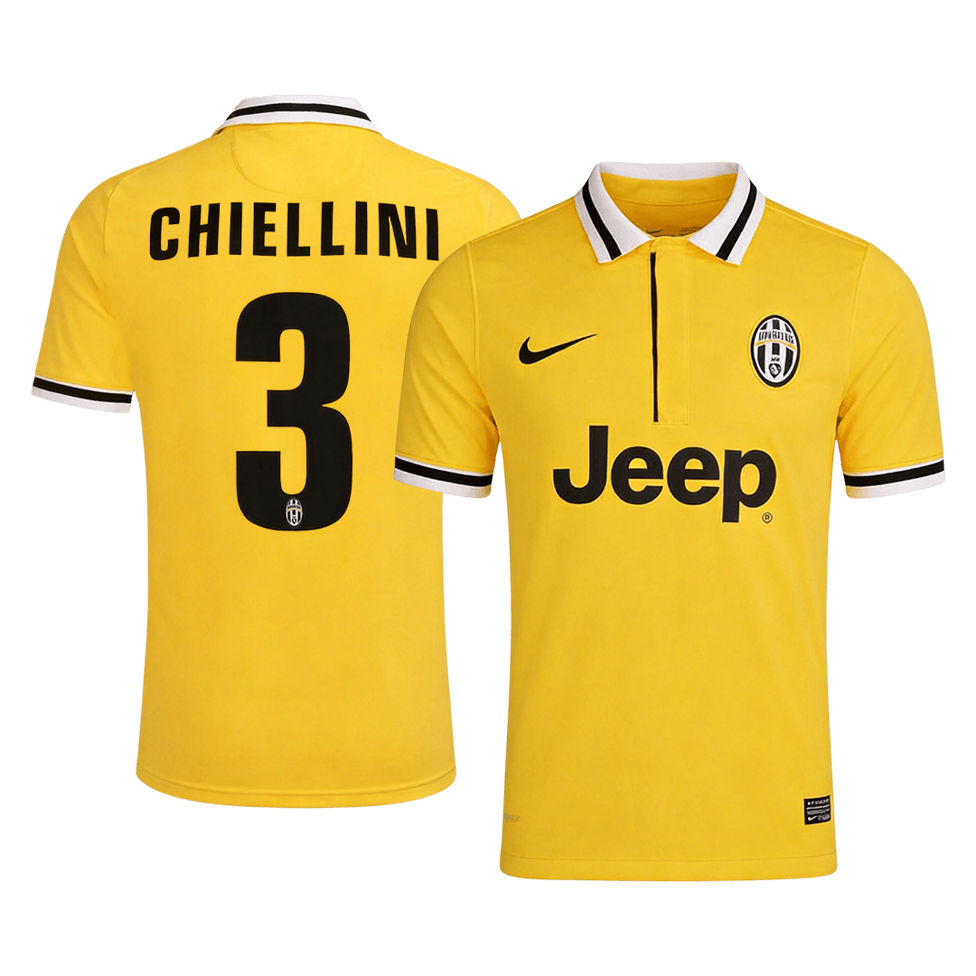 Retro CHIELLINI #3 Men's Juventus 2013/14 Away Soccer Jersey product view 1