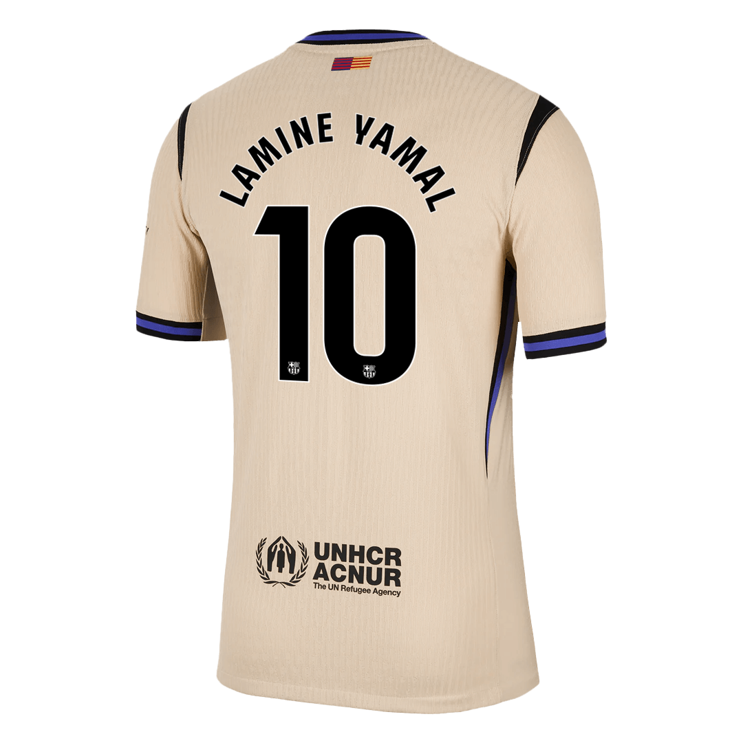 LAMINE YAMAL #10 Men's Barcelona 2025/26 Player Version Away Soccer Jersey - Slim Fit product view 14
