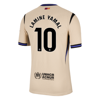 LAMINE YAMAL #10 Men's Barcelona 2025/26 Player Version Away Soccer Jersey - Slim Fit product view 14