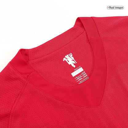 Retro ROONEY #10 Men's Manchester United 2007/08 Home Long Sleeve Soccer Jersey product view 6