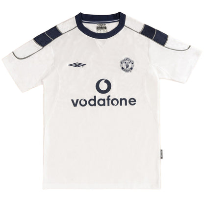 Retro BECKHAM #7 Men's Manchester United 2000/01 Away Soccer Jersey product view 3