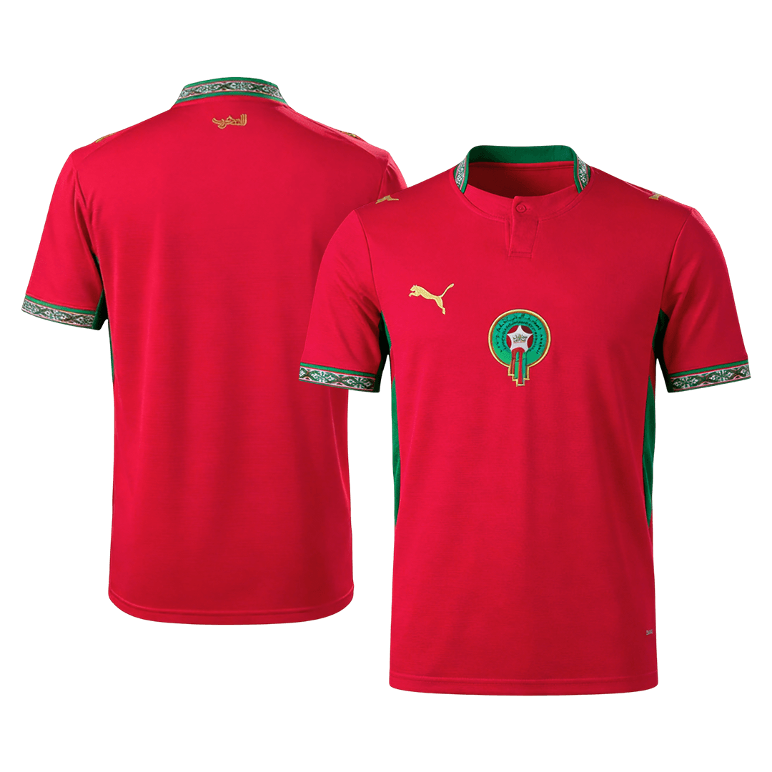 Men's Morocco World Cup 2026 Home Soccer Jersey product view 9