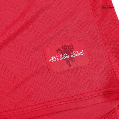 Retro RONALDO #7 Men's Manchester United 2007/08 Home Long Sleeve Soccer Jersey product view 4
