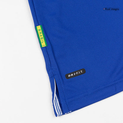 Retro Men's Brazil 1998 Away Soccer Jersey product view 3