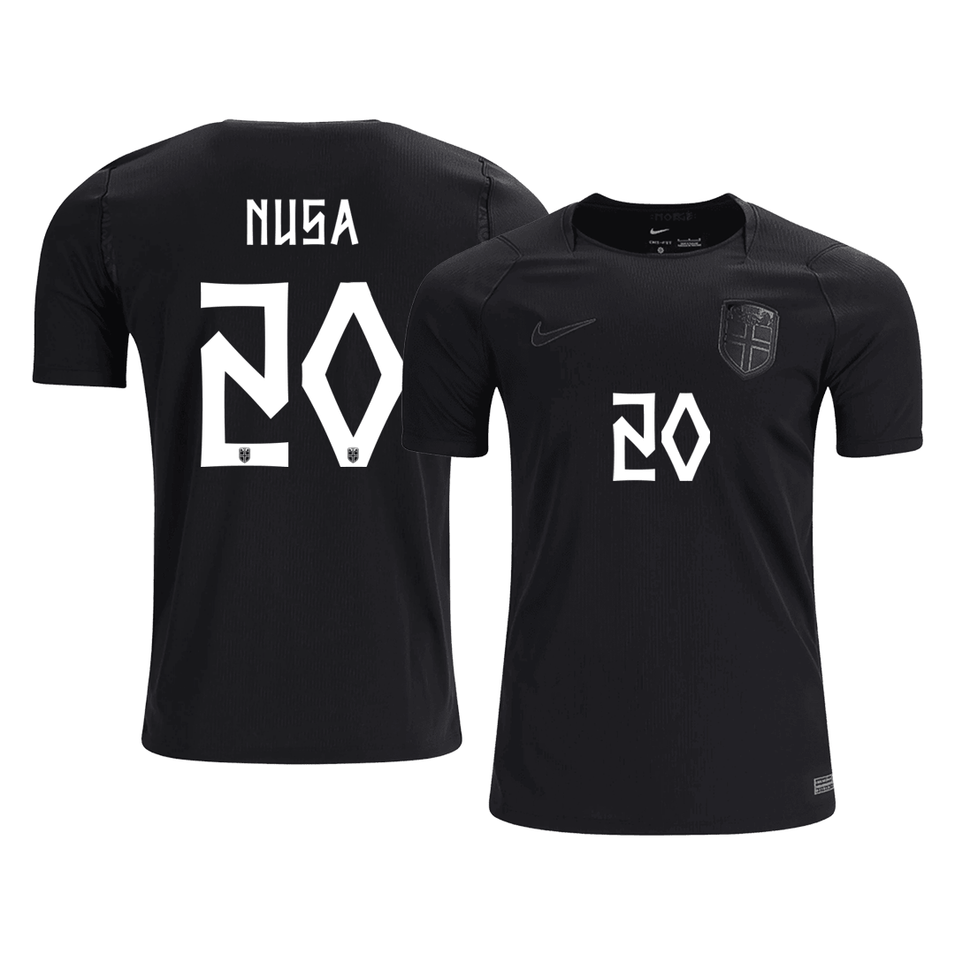 NUSA #20 Men's Norway World Cup 2026 Away Soccer Jersey product view 1