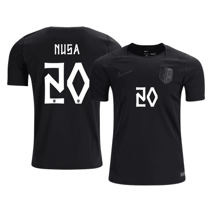 NUSA #20 Men's Norway World Cup 2026 Away Soccer Jersey product view 1