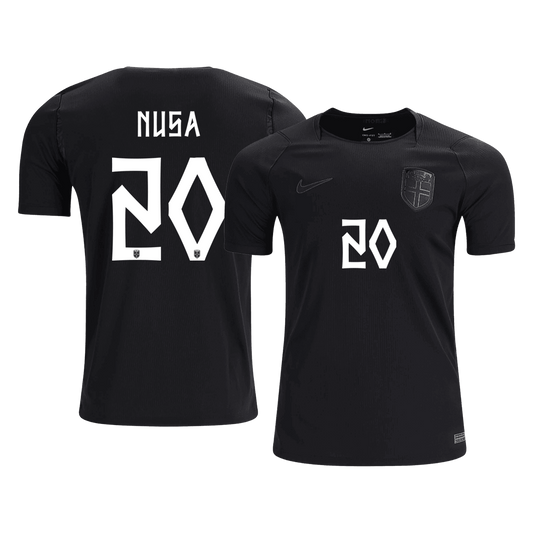NUSA #20 Men's Norway World Cup 2026 Away Soccer Jersey product view 1