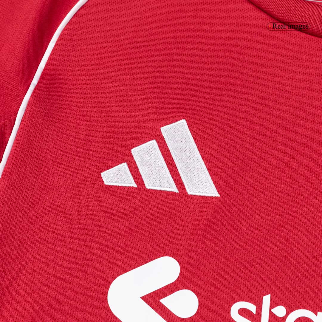 Men's Liverpool 2025/26 Home Long Sleeve Soccer Jersey product view 6